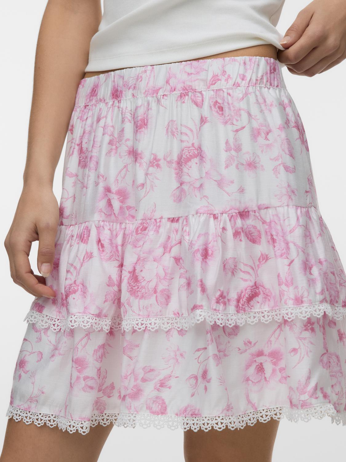 VMBLISS Short Skirt - Snow White - VERO MODA & VILA Bergvik